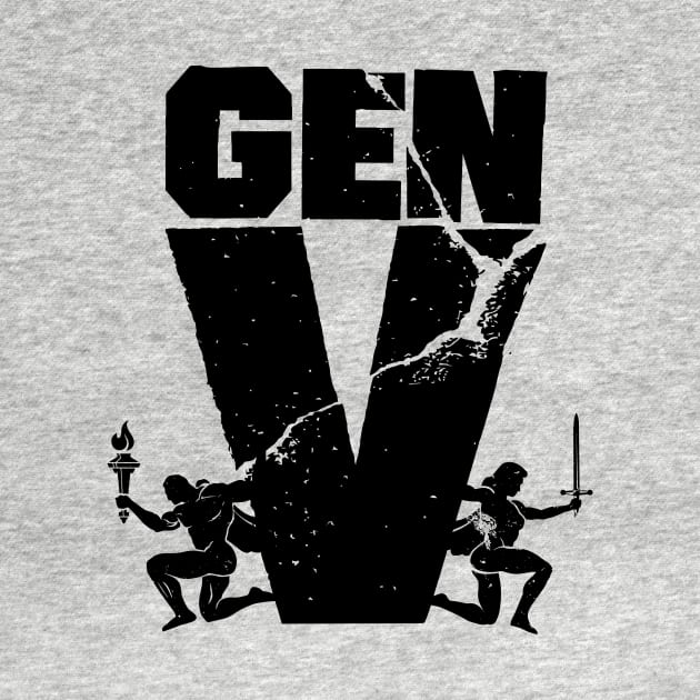 Gen V Fan Logo Black by Vault Emporium